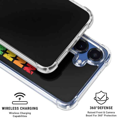 Rainbow Bitcoin Galaxy S25 Clear Case